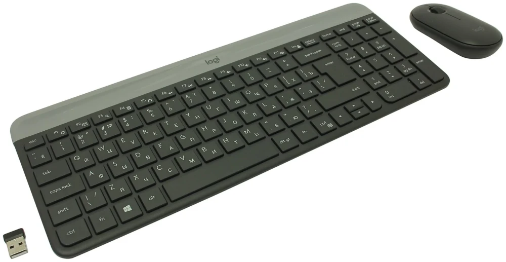Клавиатура+мышь Logitech MK470 Slim Wireless Combo (920-009180)