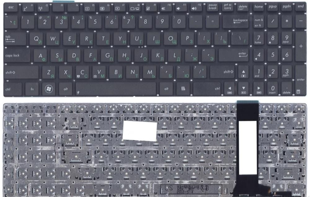 Клавиатура для ноутбука Asus N56, N56V, N76, N76V, G771 (004521)