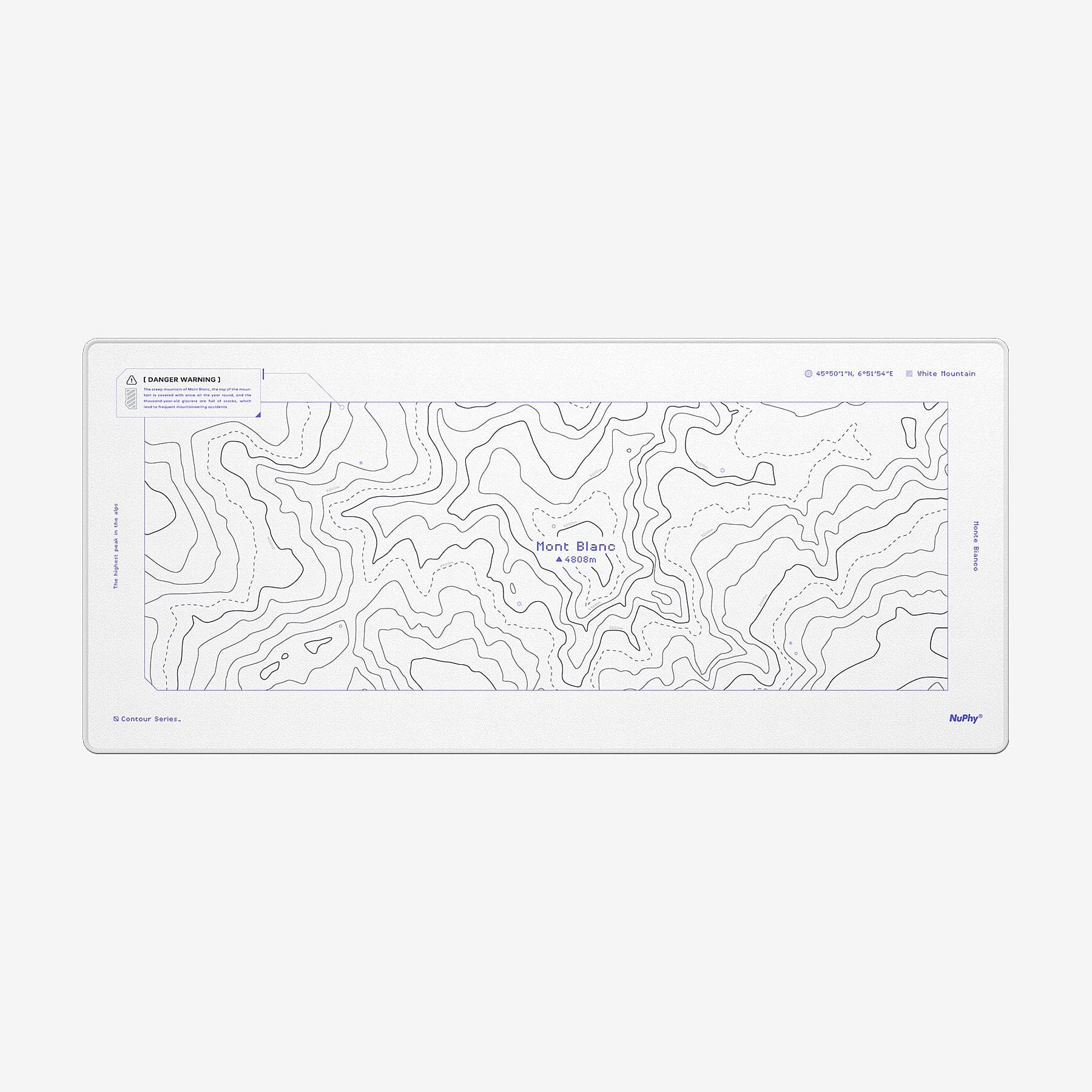 Коврик для мыши Nuphy Mout Blanc Deskmat