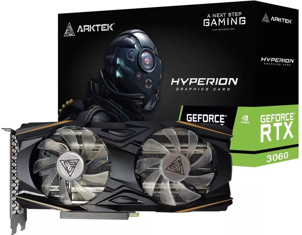 Видеокарта ARKTEK RTX 3060 (AKN3060D6S12GH1LED)