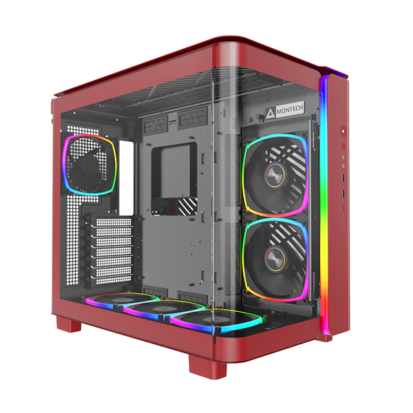 Корпус Montech King 95 Pro (красный) (MNT-K95P-R)
