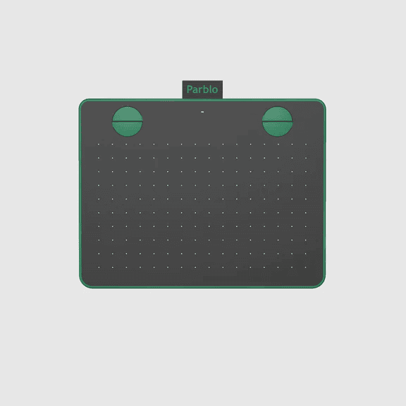 Графический планшет Parblo A640 V2 (зеленый)