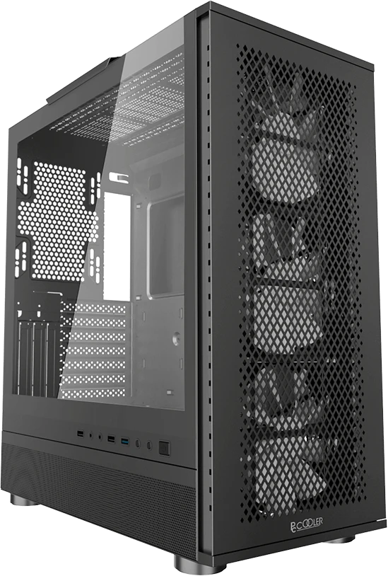 Корпус PCCooler ME200 Mesh (черный) (C3-A520BKP3-GL)
