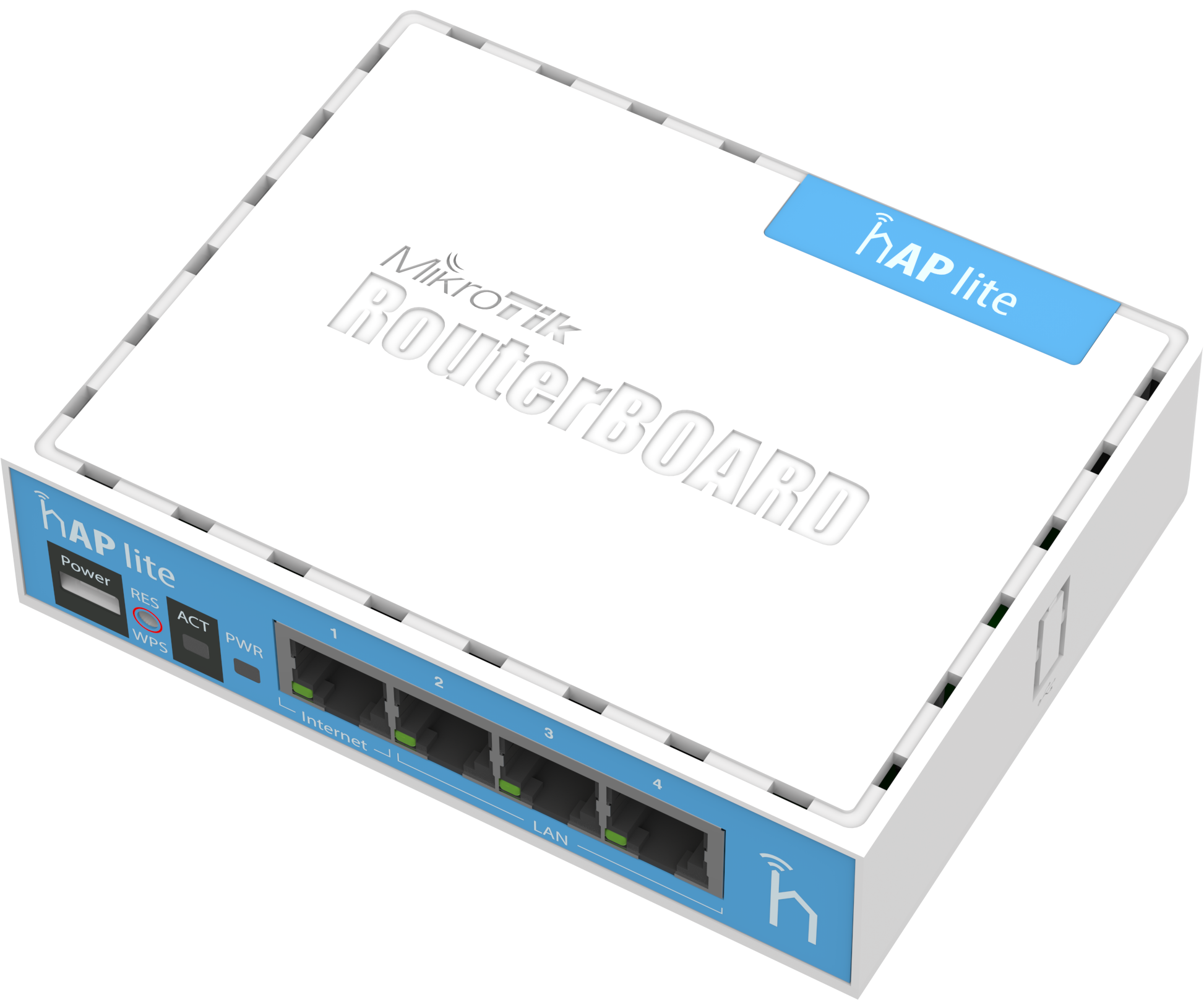 Беспроводной маршрутизатор (Wi-fi роутер) Microtik hAP lite (RB941-2nD)
