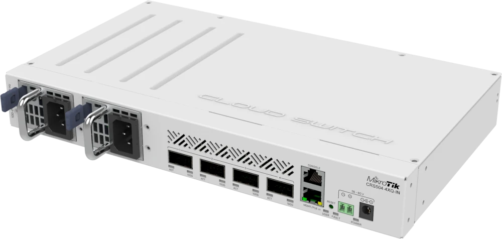 Коммутатор Mikrotik CRS504-4XQ-IN
