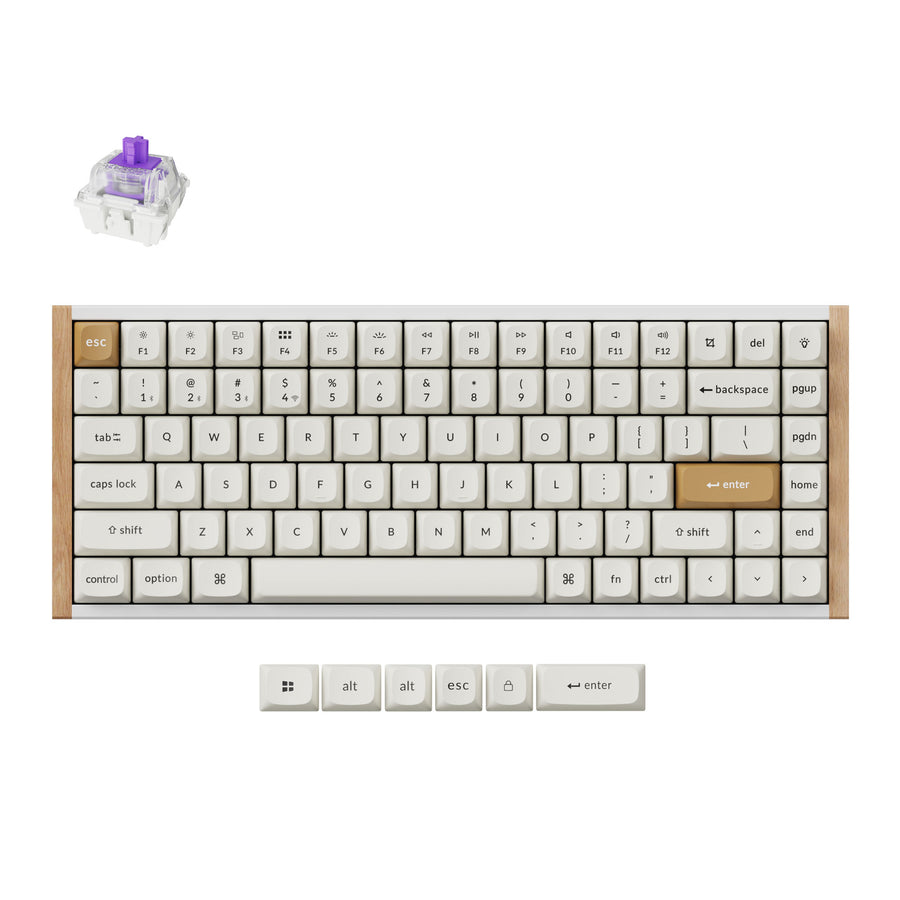 Клавиатура Keychron K2 HE Special Edition White (Nebula Magnetic) (K2H-Q1-RU)