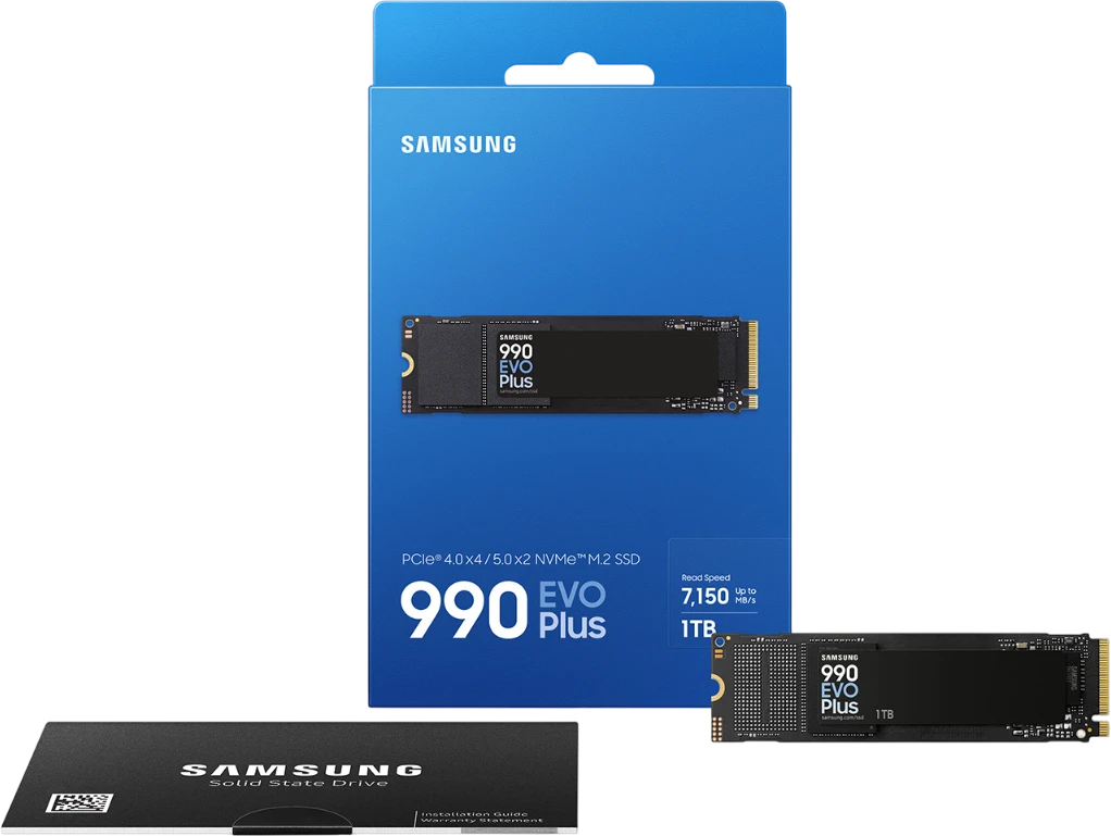 Жесткий диск SSD 1Tb Samsung 990 Evo plus (MZ-V9S1T0B)