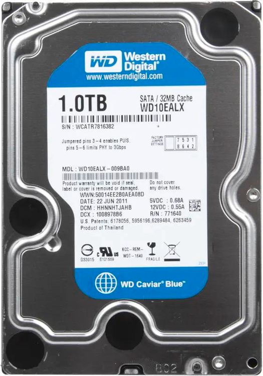 Жесткий диск 1Tb Western Digital WD10EALX