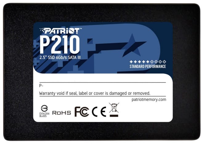 Жесткий диск SSD 128Gb Patriot P210 (P210S128G25)