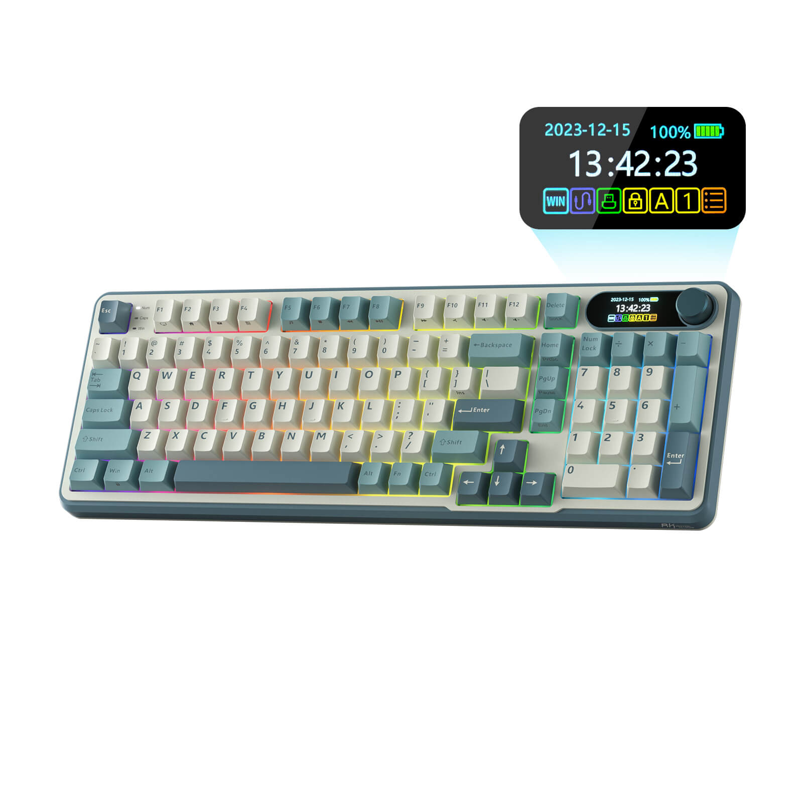 Клавиатура Royal Kludge RK-S98 RGB Light Cloud (RK Brown)