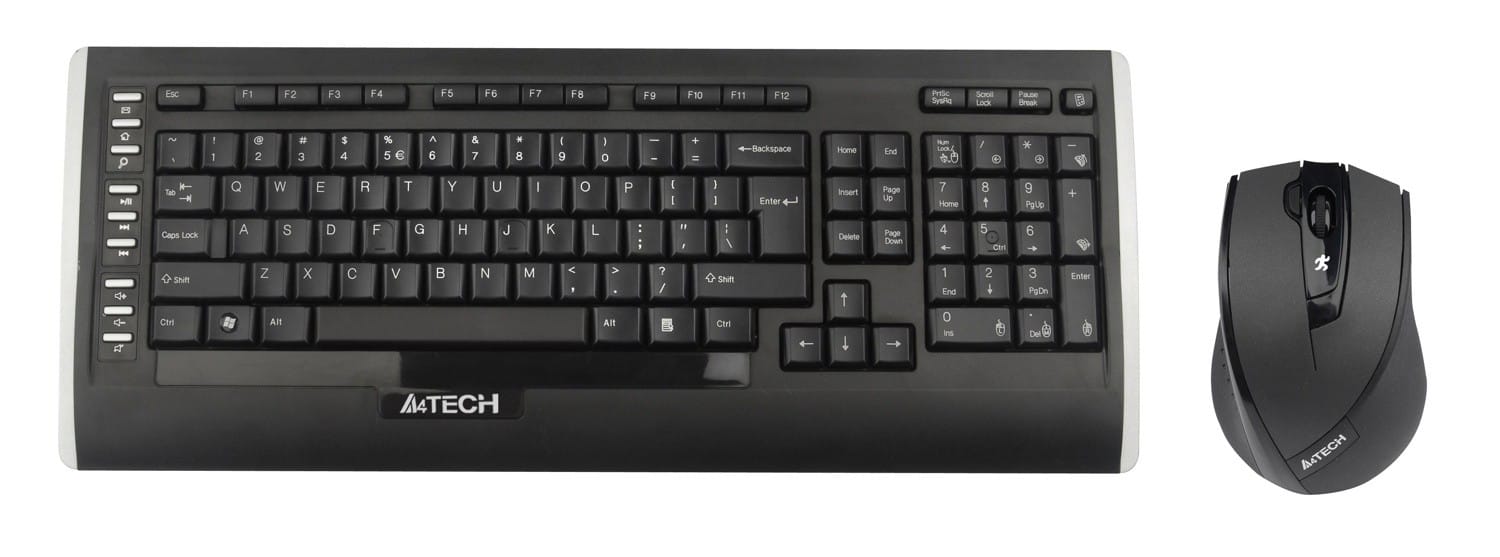 Беспроводной набор клавиатура + мышь A4Tech 9300F Black