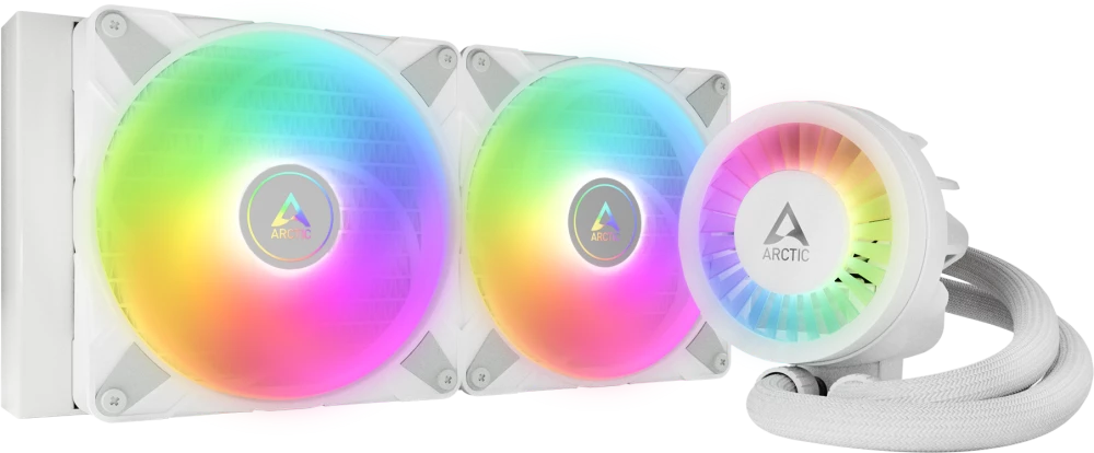 Система жидкостного охлаждения Arctic Cooling Liquid Freezer III 280 ARGB White (ACFRE00151A)
