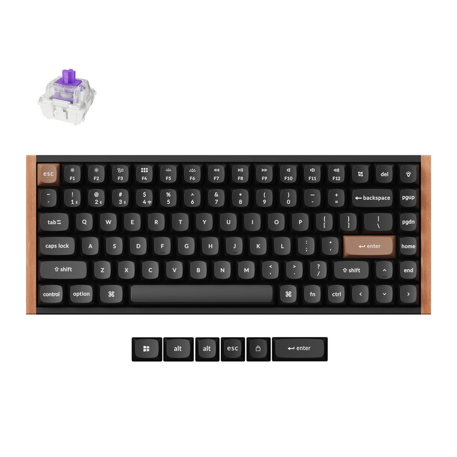 Клавиатура Keychron K2 HE Special Edition Black (Nebula Magnetic) (K2H-F1-RU)