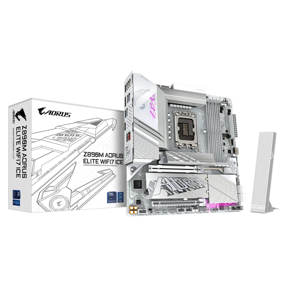 Материнская плата Gigabyte Z890M Aorus Elite WiFi7 Ice