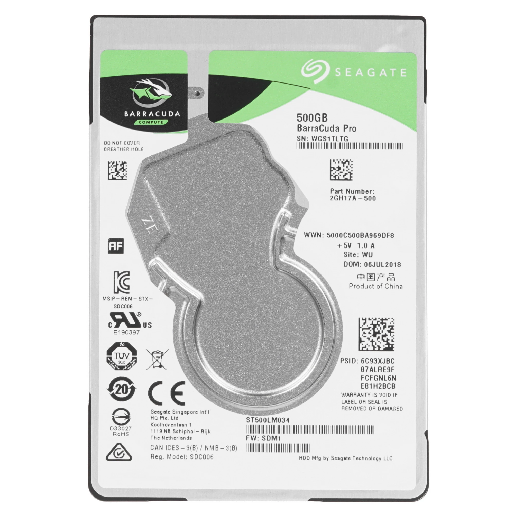 Жесткий диск 500Gb Seagate Barracuda (ST500LM034)