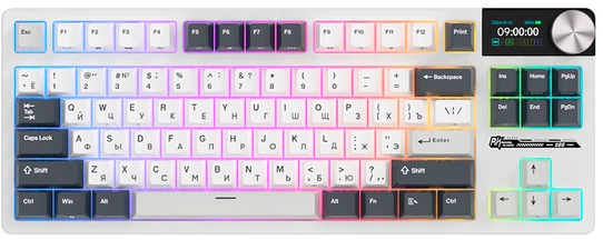 Клавиатура Royal Kludge S85 White Night (RK Cloud)