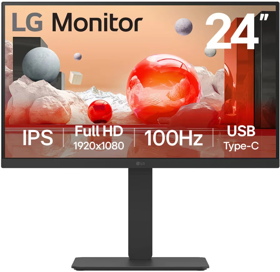 Монитор 24" LG 24BA650-B
