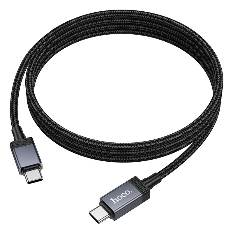 Кабель HOCO X118 USB Type-C - USB Type-C (черный) (6942007655095)