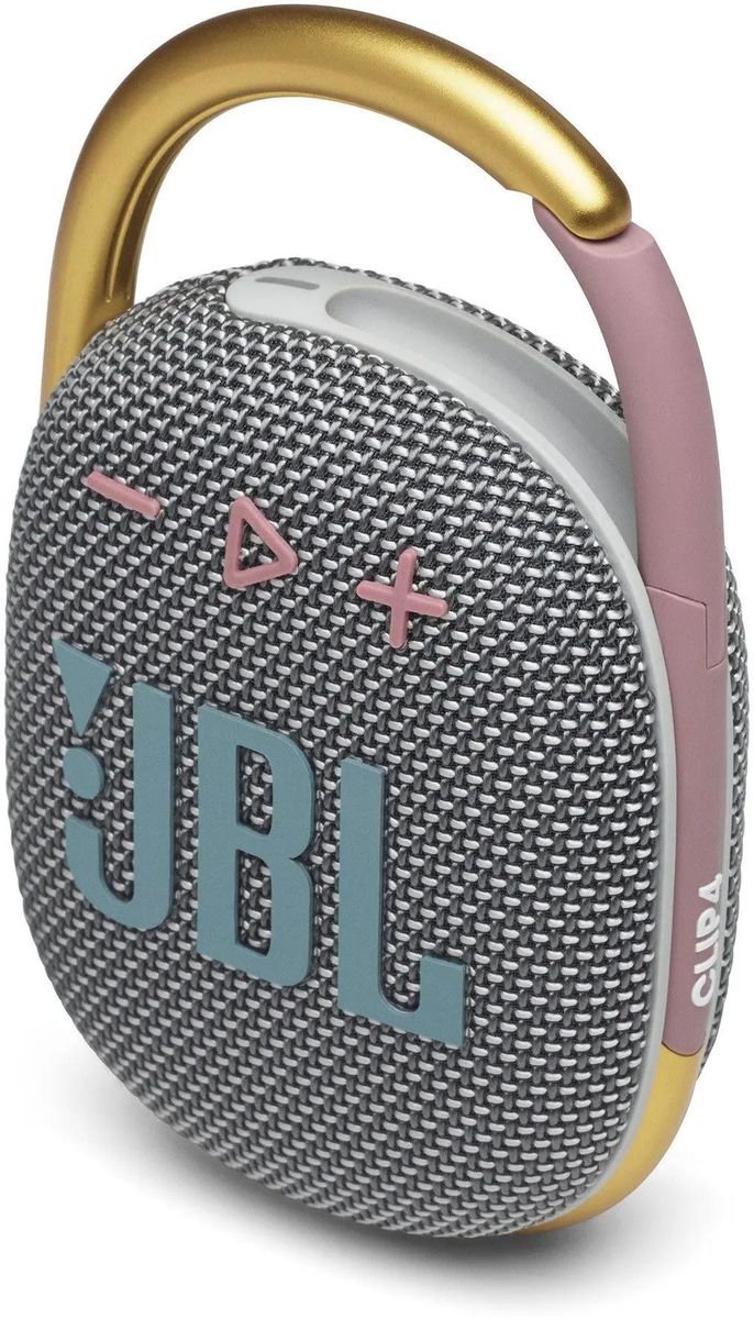 Портативная колонка JBL Clip 4 Gray (JBLCLIP4GRY)