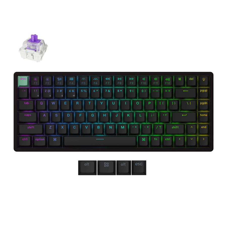 Клавиатура Keychron K2 HE Standart Edition Black (Nebula Magnetic) (K2H-J1-RU)