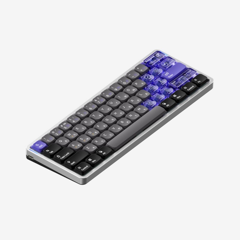 Клавиатура беспроводная NuPhy Air60 HE Low-Profile Magnetic Jade Switch (Air60HE-SS-J)