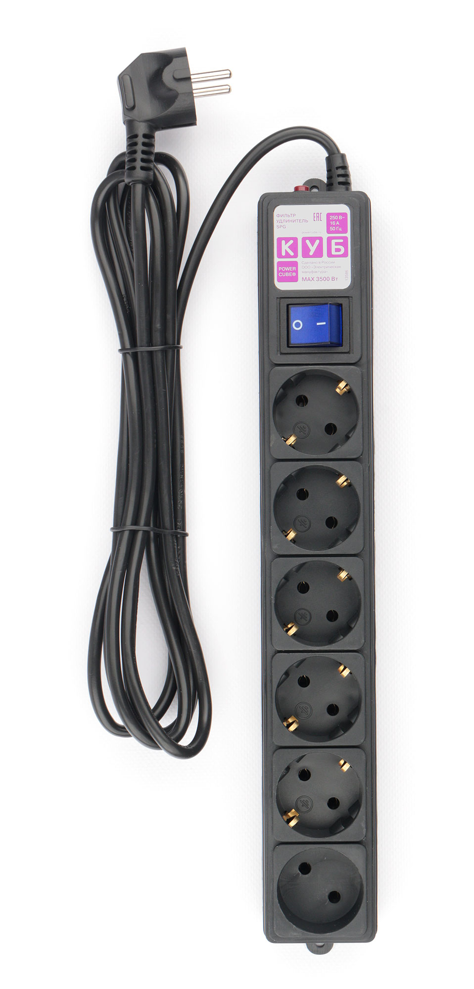 Сетевой фильтр Power Cube SPG6-B3M