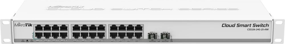 Коммутатор Mikrotik CRS326-24G-2S+RM