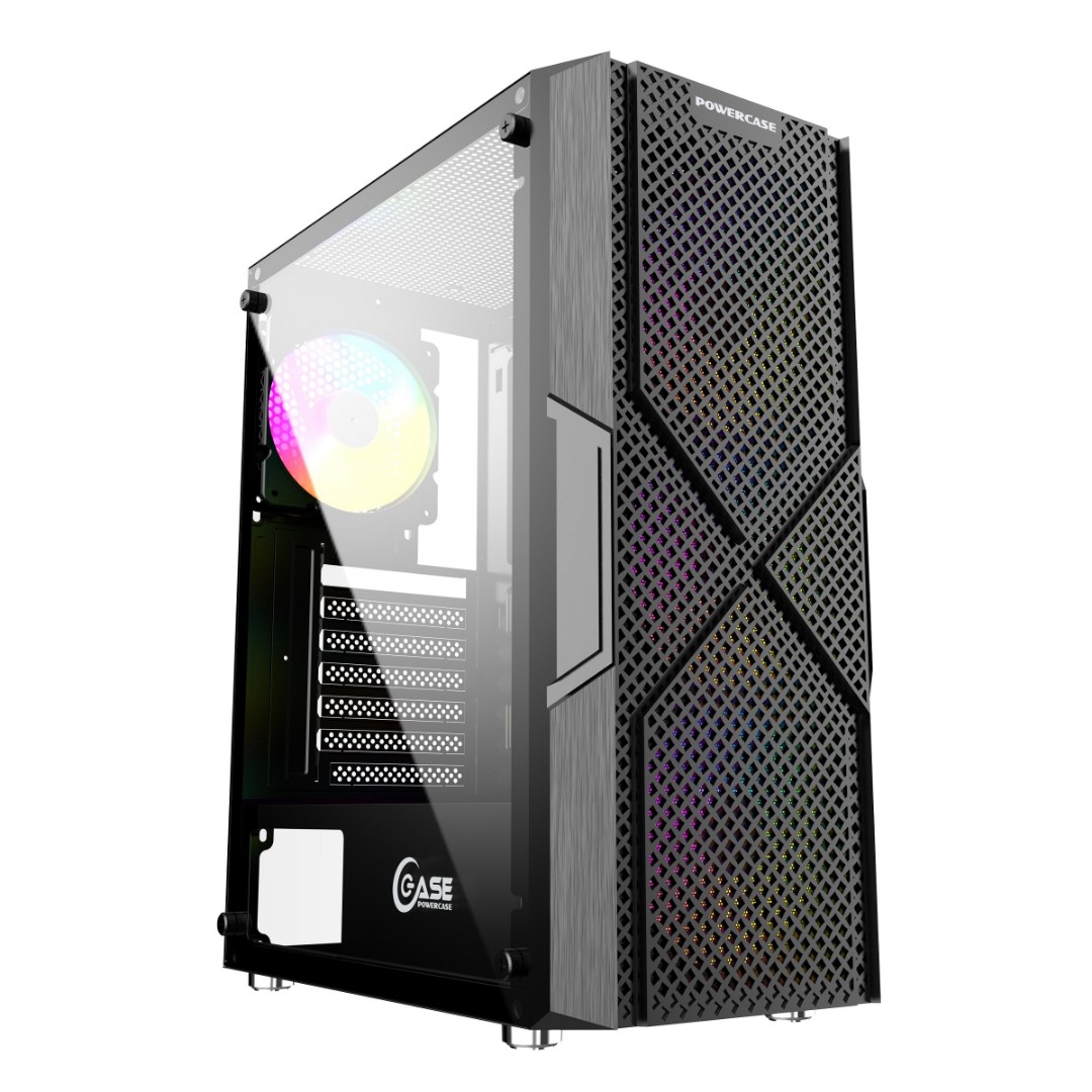 Корпус Powercase Mistral T4B Black (CMITB-L4)
