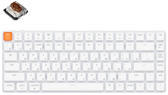 Клавиатура Keychron K3 Gateron Brown Switch (K3-K3-RU)