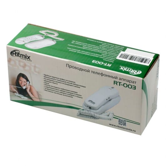 Телефон RITMIX RT-003 White
