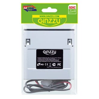 Картридер GINZZU GR-152UB +2xUSB 3.0 port