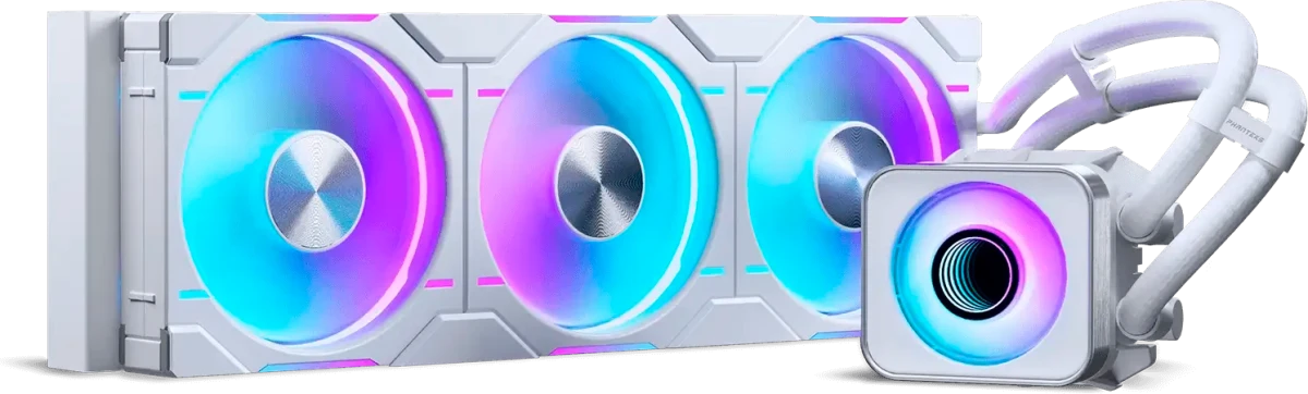 Система жидкостного охлаждения Phanteks Glacier One 360D30 White X2 (PH-GO360D30_DWT02)