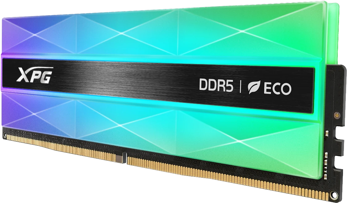 Модуль памяти 32Gb (2*16Gb) ADATA XPG Lancer Neon RGB (AX5U6400C3216G-DCLAN RSG)