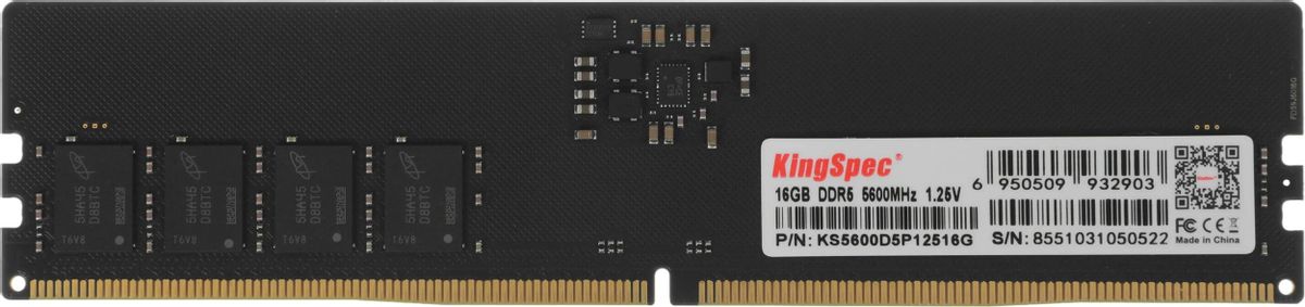 Модуль памяти 16Gb KingSpec KS5600D5P12516G