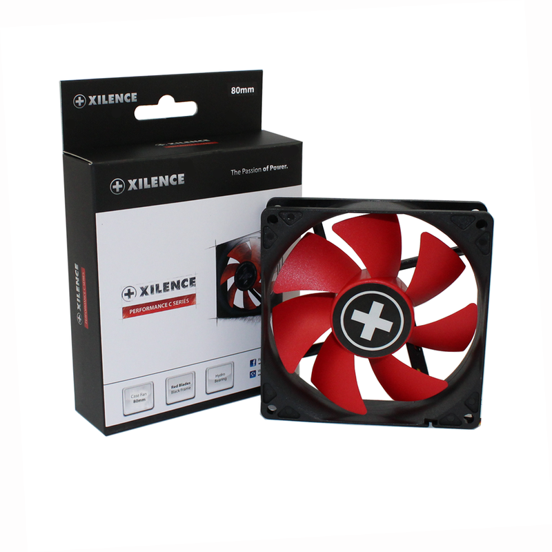 Вентилятор Xilence XPF80.R (XF037) (80mm, 1500rpm, 18.61CFM, 17.5dBa, 3pin+Molex)