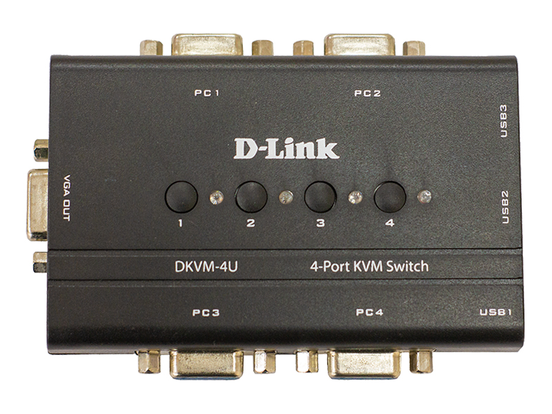 KVM-переключатель D-Link DKVM-4U