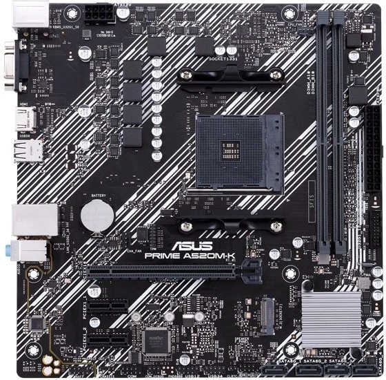 Материнская плата Asus PRIME A520M-K
