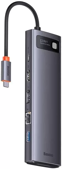 Разветвитель USB Baseus Metal Gleam Gray (WKWG020213)