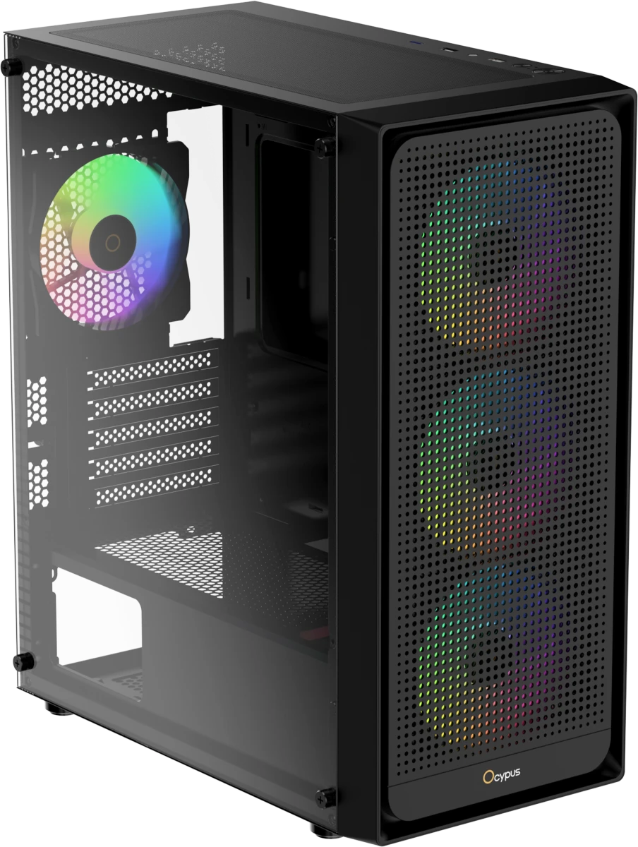 Корпус Ocypus Gamma C50 BK ARGB (Gamma-C50-BKG400XX-GL)
