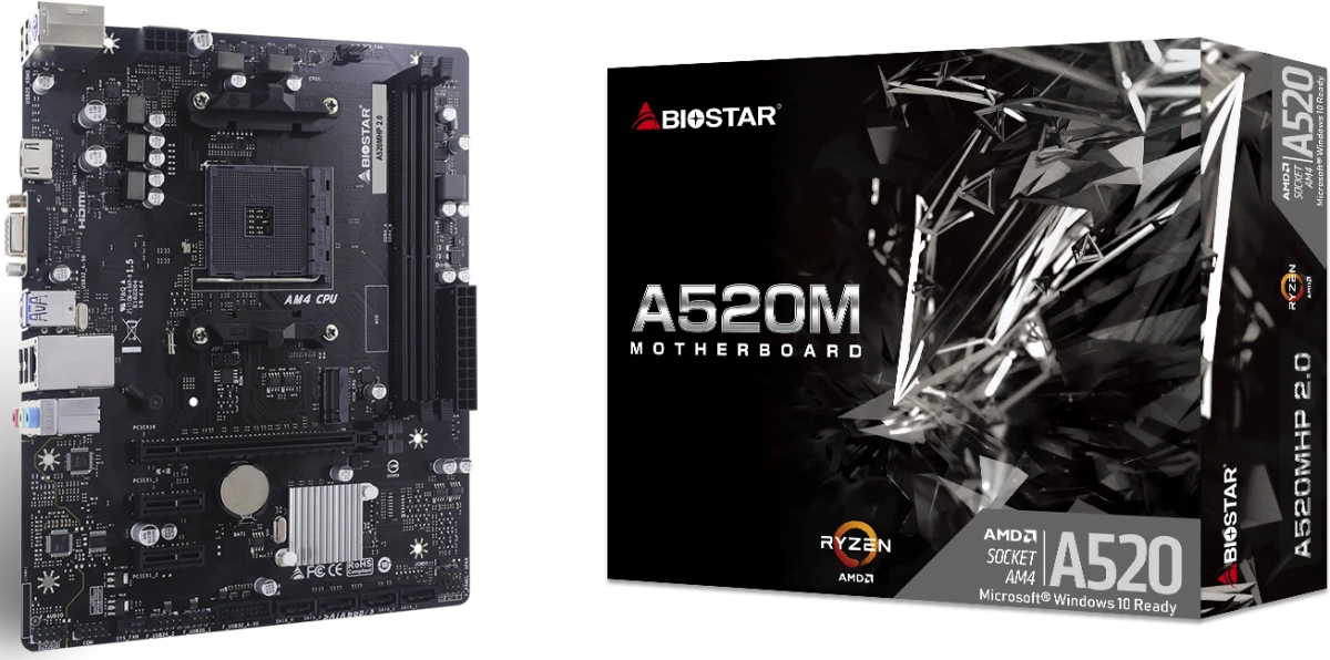 Материнская плата Biostar A520MHP 2.0