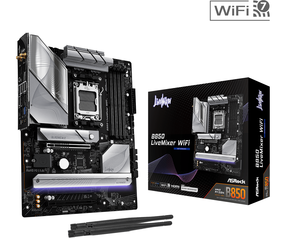 Материнская плата AsRock B850 LiveMixer WiFi