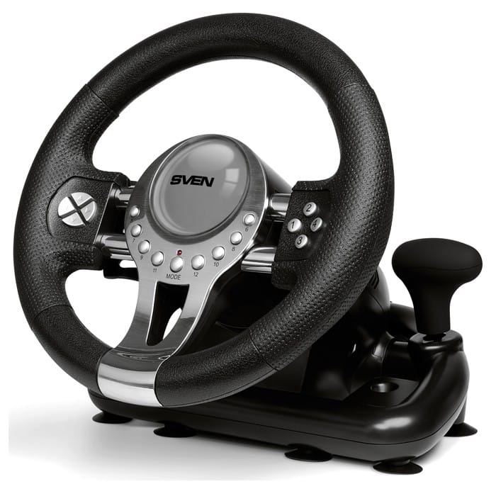 Руль Sven GC-W800 (PC, обратная связь, педали, переключение передач)