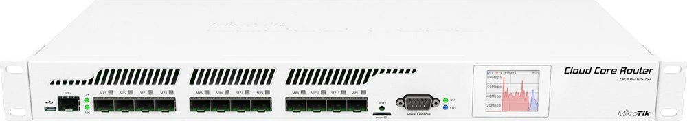 Маршрутизатор Mikrotik Cloud Core Router 1016-12S-1S+ (CCR1016-12S-1S+)
