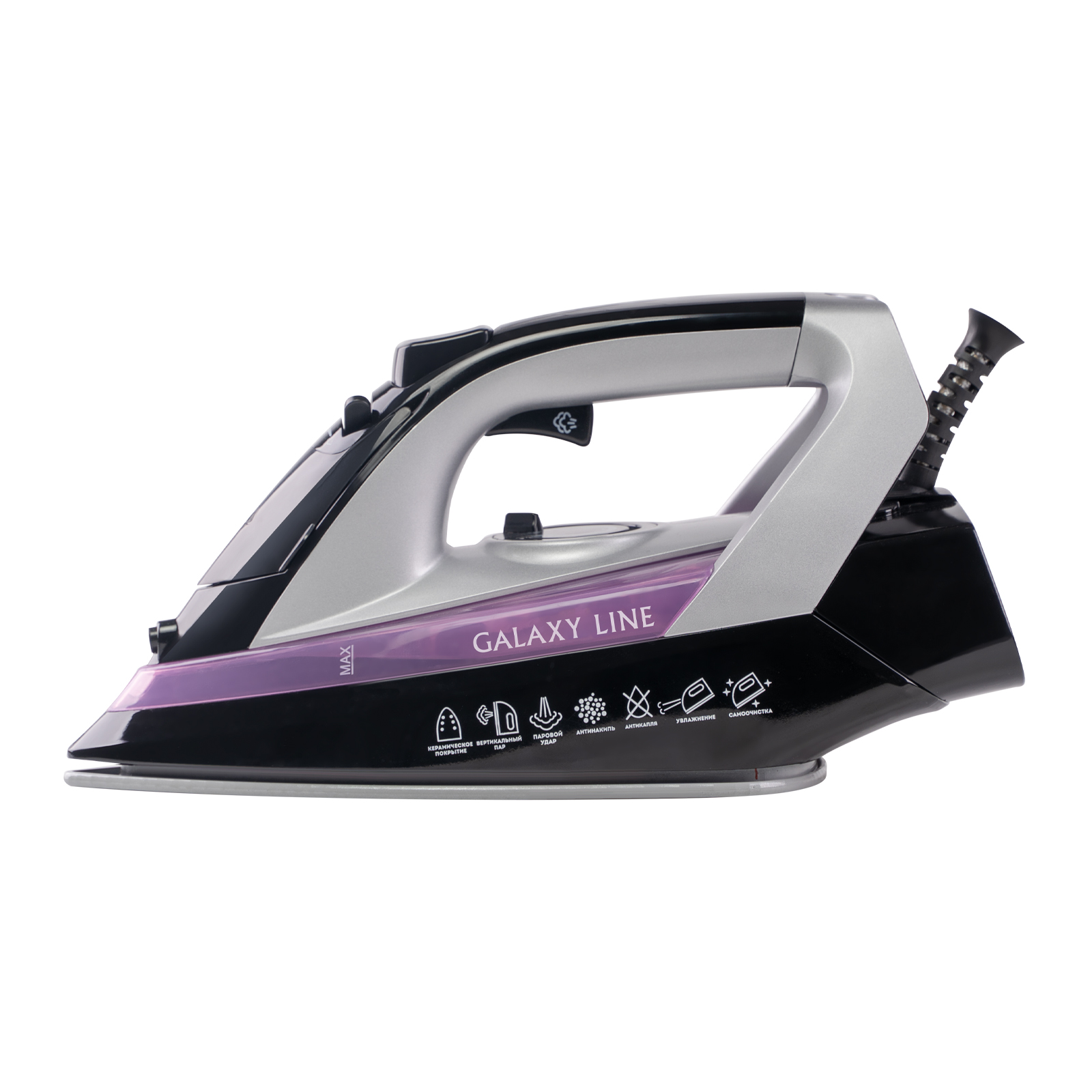 Утюг Galaxy Line GL6128 (фиолетовый)