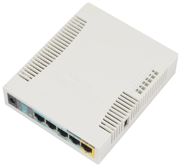 Беспроводной маршрутизатор (Wi-fi роутер) Mikrotik RouterBOARD RB951Ui-2HnD