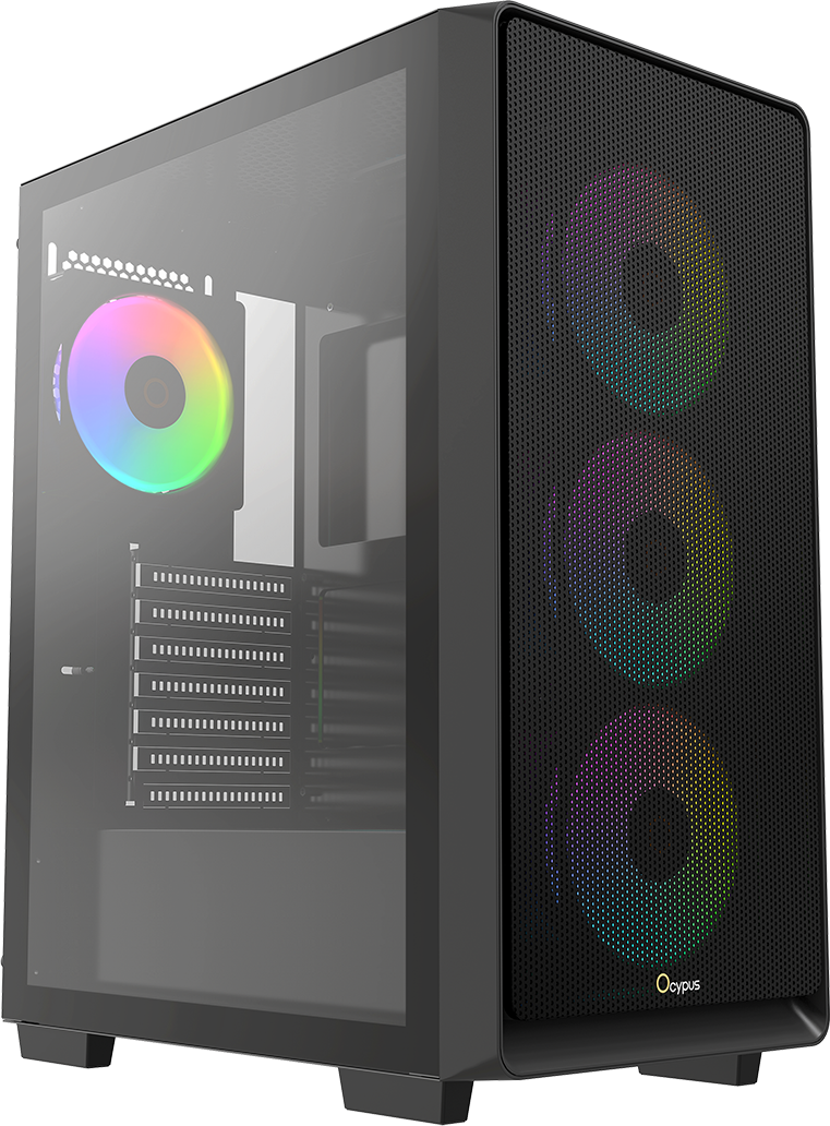 Корпус Ocypus Gamma C60 Black ARGB (Gamma-C60-BKG400XX-GL)
