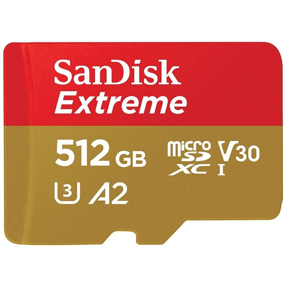 Карта памяти 512Gb Sandisk EXTREME (SDSQXAV-512G-GN6MN)