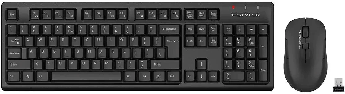 Клавиатура+мышь A4Tech Fstyler FG1200 Black