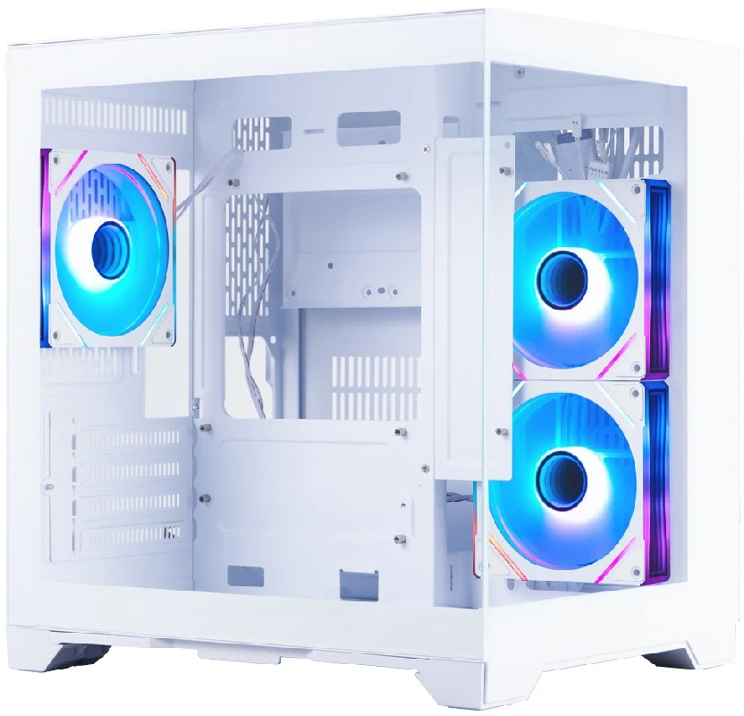 Корпус 1stPlayer MV5-TRANSPARENT ARGB (белый) (MV5-TP-WH-2FC7R-W-1FC7-W)